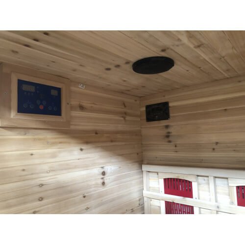Sunray Burlington 2-Person Outdoor Infrared Sauna - Image 5