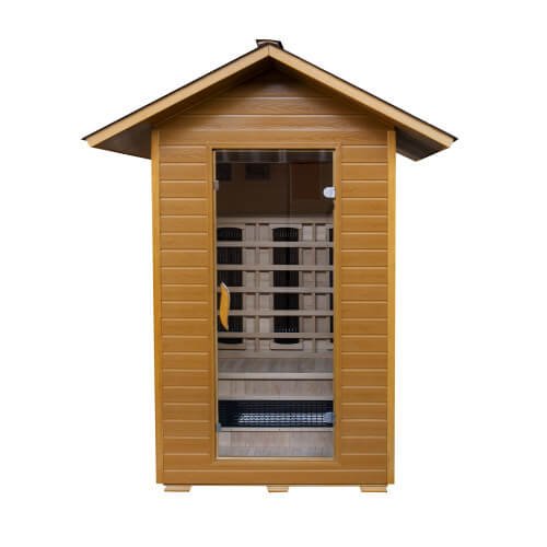Sunray Burlington 2-Person Outdoor Infrared Sauna - Image 2