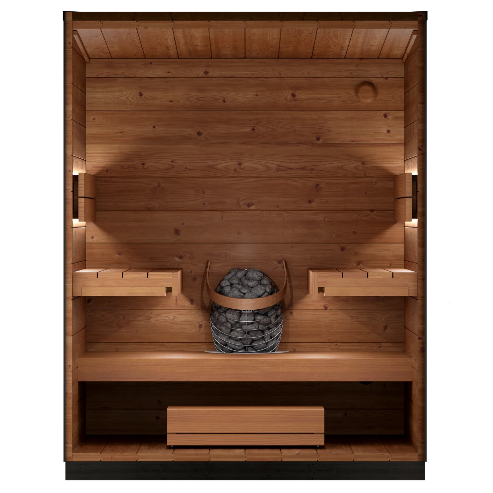 Leil Viva 180 4-Person Outdoor Sauna Kit - Image 8