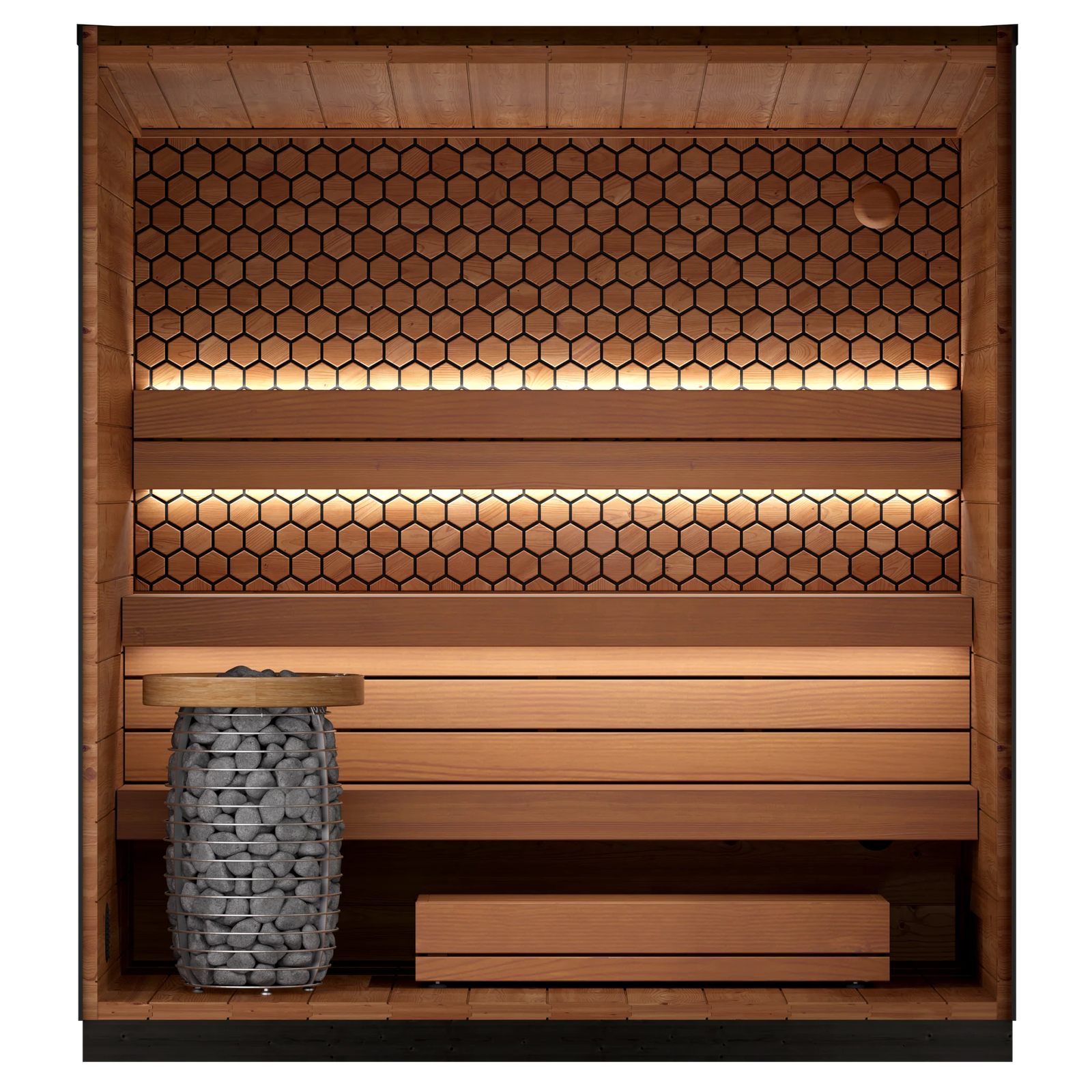 Leil Viva 210 3-Person Outdoor Sauna Kit - Image 8