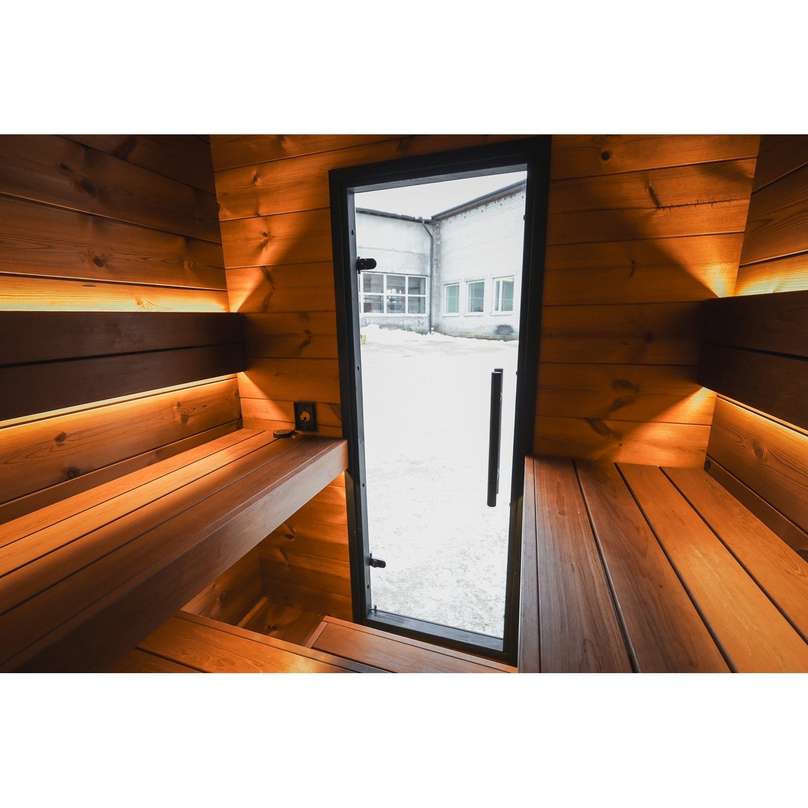 Leil Viva 180 4-Person Outdoor Sauna Kit - Image 5