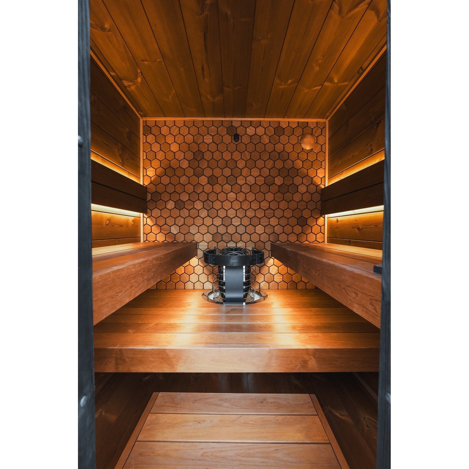 Leil Viva 180 4-Person Outdoor Sauna Kit - Image 2