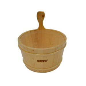 Harvia Wooden Sauna Bucket With Liner