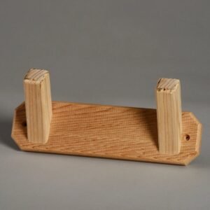 Almost Heaven Wooden Double Robe Hook - Horizontal