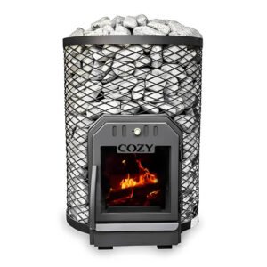 Cozy Heat O Sauna Stove Wood Burning Sauna Stove, Up to 18kW