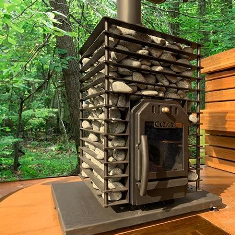 Cozy Heat Quattro Sauna Stove Wood Burning Sauna Stove, Up to 18kW - Image 6