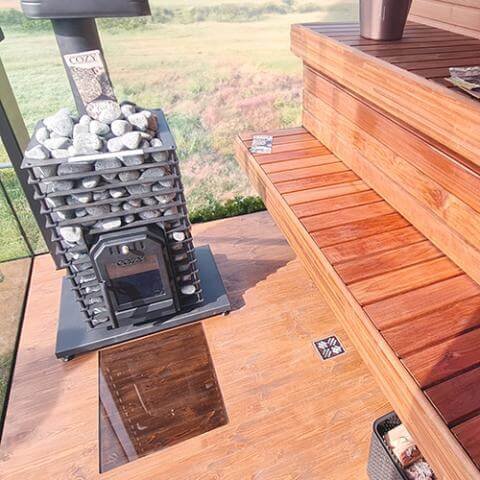 Cozy Heat Quattro Sauna Stove Wood Burning Sauna Stove, Up to 18kW - Image 7