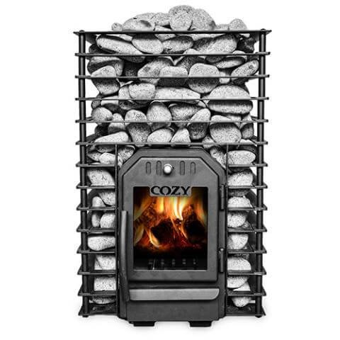 Cozy Heat Quattro Sauna Stove Wood Burning Sauna Stove, Up to 18kW - Image 2