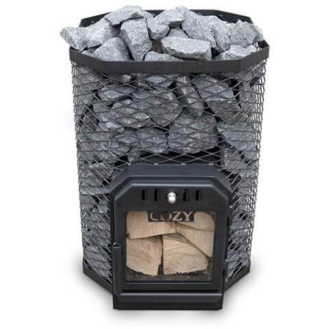 Cozy Heat Thru-Wall Sauna Heater Wood-Burning Sauna Stove, Up to 18kW - Image 12