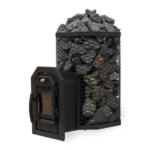 Cozy Heat Thru-Wall Sauna Heater Wood-Burning Sauna Stove, Up to 18kW - Image 10