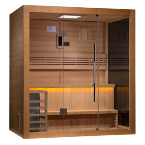 Golden Designs Forssa 3-4 Person Indoor Traditional Sauna
