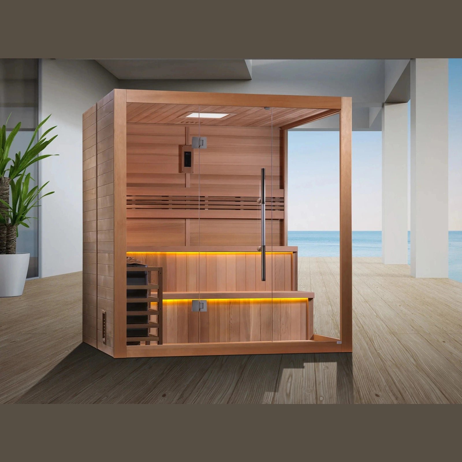 Golden Designs Kuusamo 6-Person Indoor Traditional Sauna - Image 9