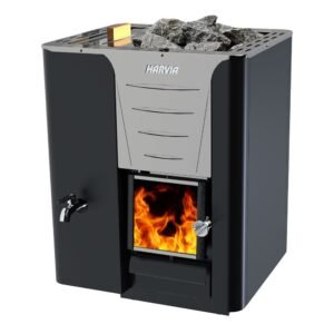 Harvia Pro 20 LS Wood-Burning Sauna Stove w/ Water Tank
