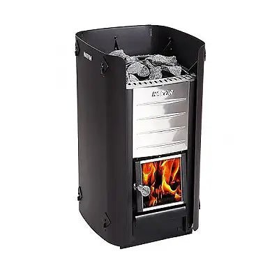 Harvia Black M3 Wood-Burning Stove Kit - Image 3