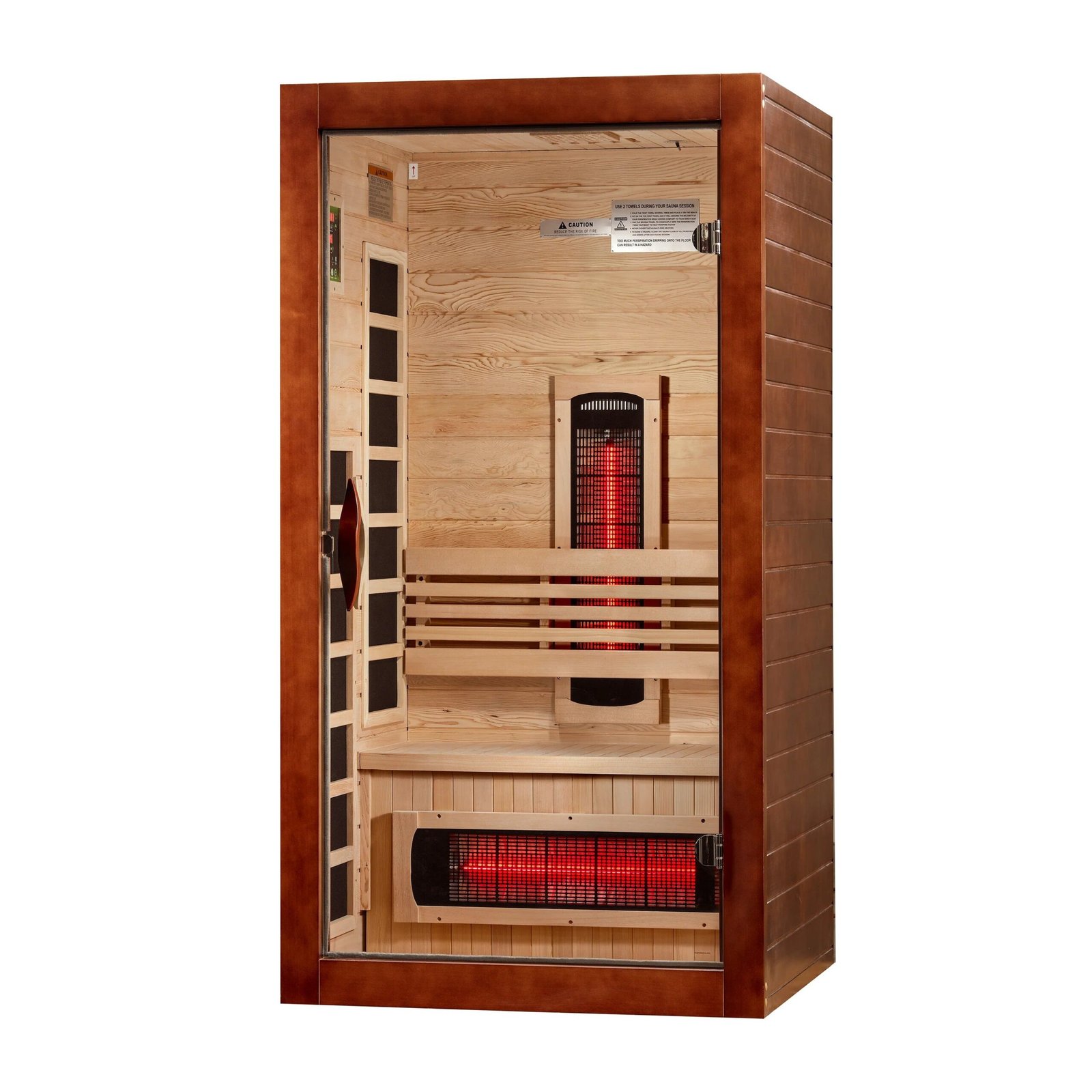 Dynamic Santorini 1-2 Person Full Spectrum Near-Zero EMF Far Infrared Sauna - Image 3