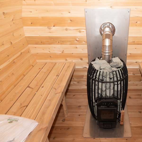 Dundalk Leisurecraft Elation 4-Person Barrel Sauna - Image 4