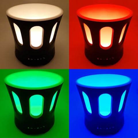 SaunaLife SaunaZone Bluetooth Speaker, Sauna Bucket, with Lights - Image 4