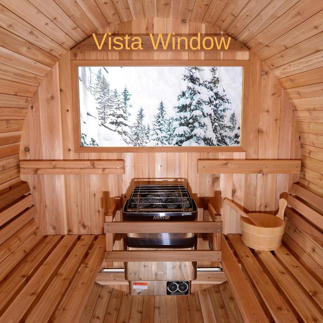 Almost Heaven Audra 2-4 Person Canopy Barrel Sauna, 6x5+1 ft. – 1 ft. Porch - Image 15