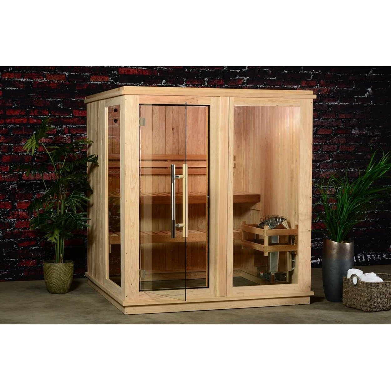 Almost Heaven Grayson 4-Person Indoor Sauna - Image 6