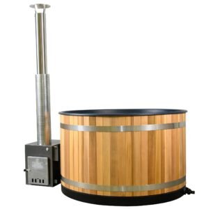 Almost Heaven Kirami Cedar 2-4 Person Wood-Fired Hot Tub