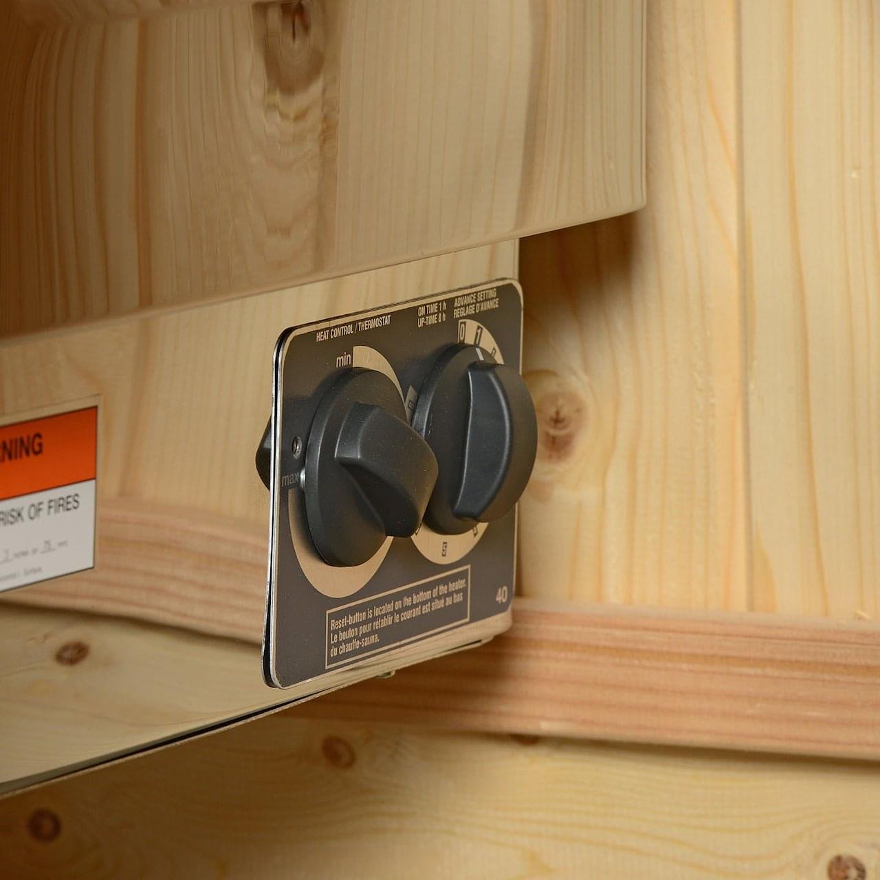 Almost Heaven Logan 1-Person Indoor Sauna - Image 4