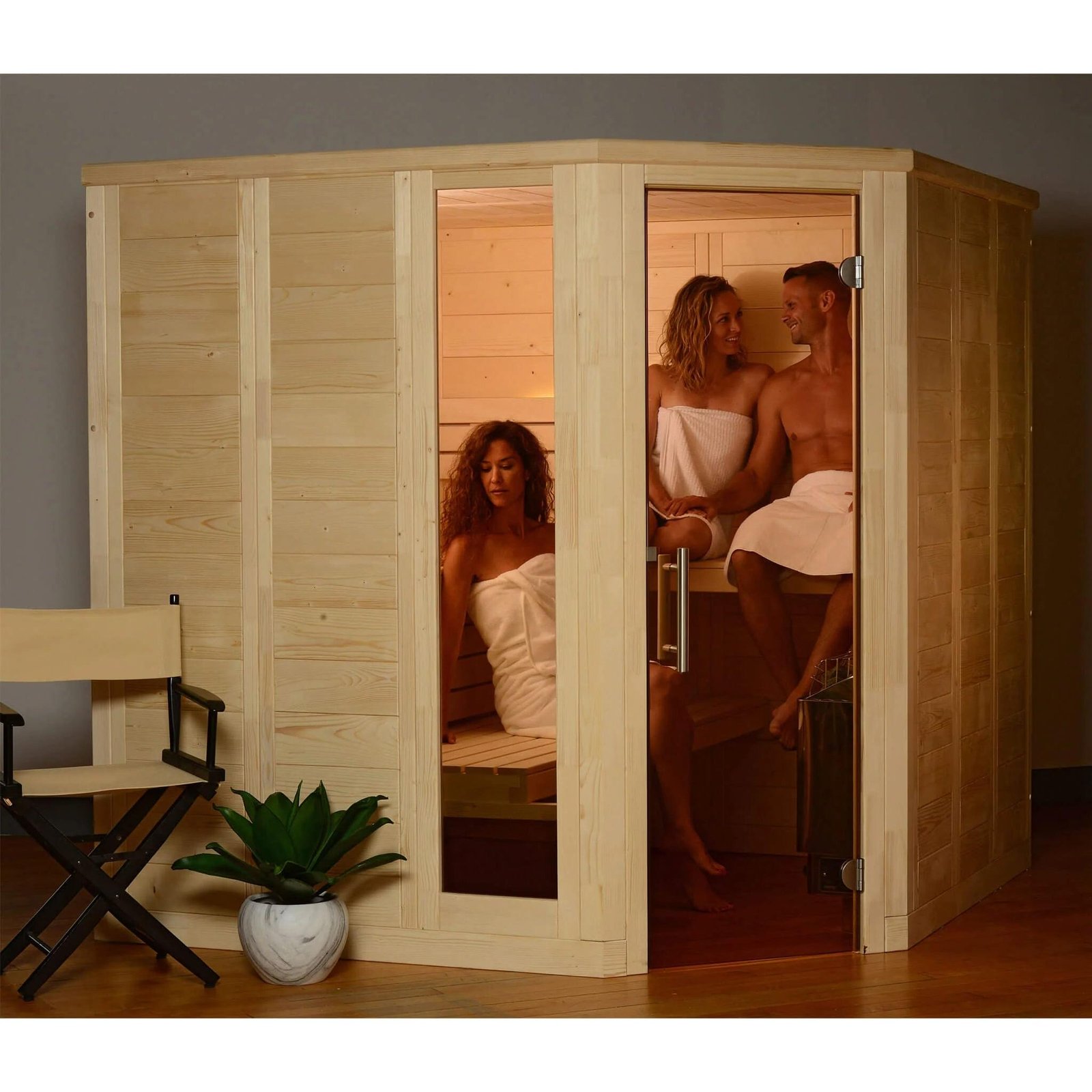 Almost Heaven Patterson 6-Person Indoor Sauna - Image 3