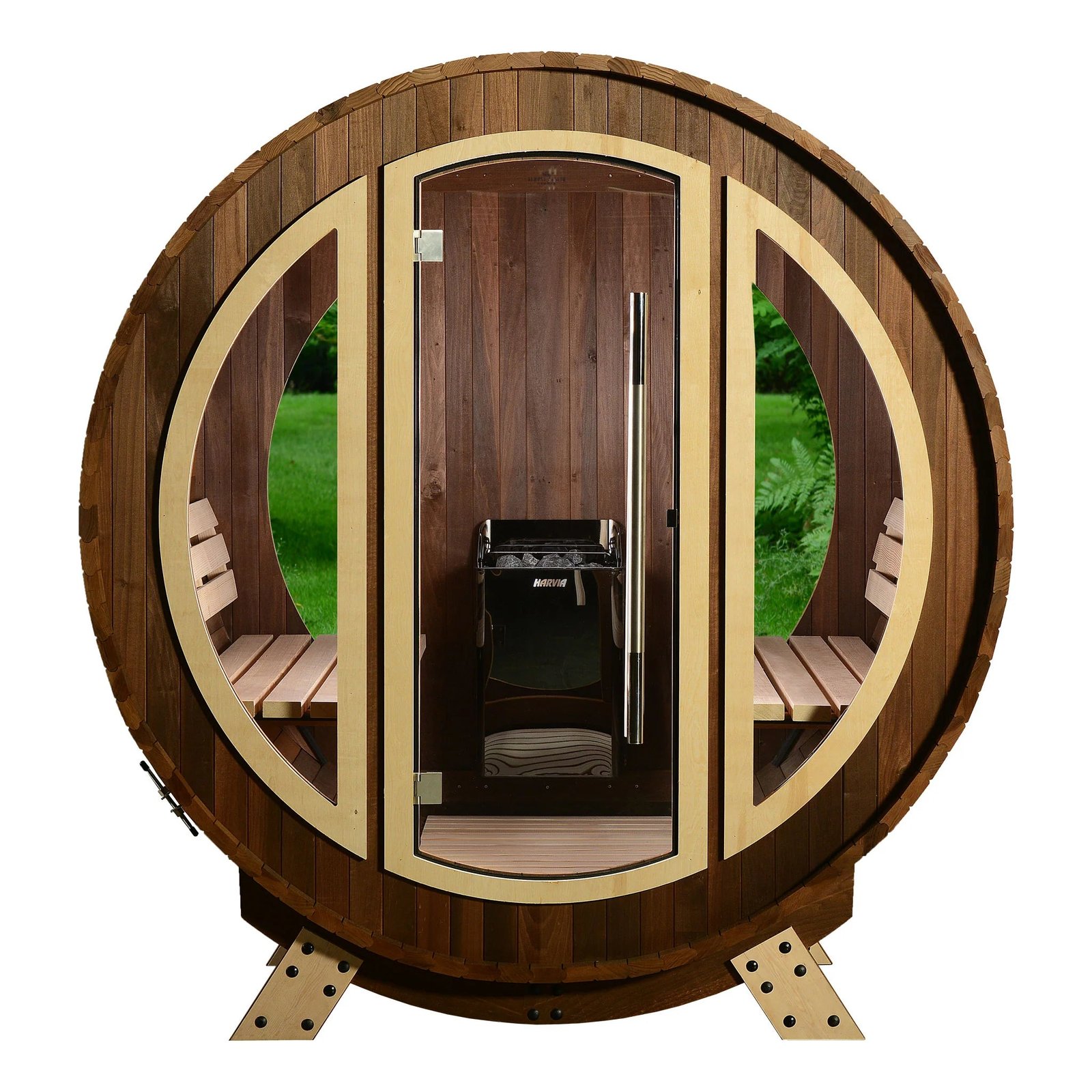Almost Heaven Phoenix 6-Person Luxury Barrel Sauna - Image 4