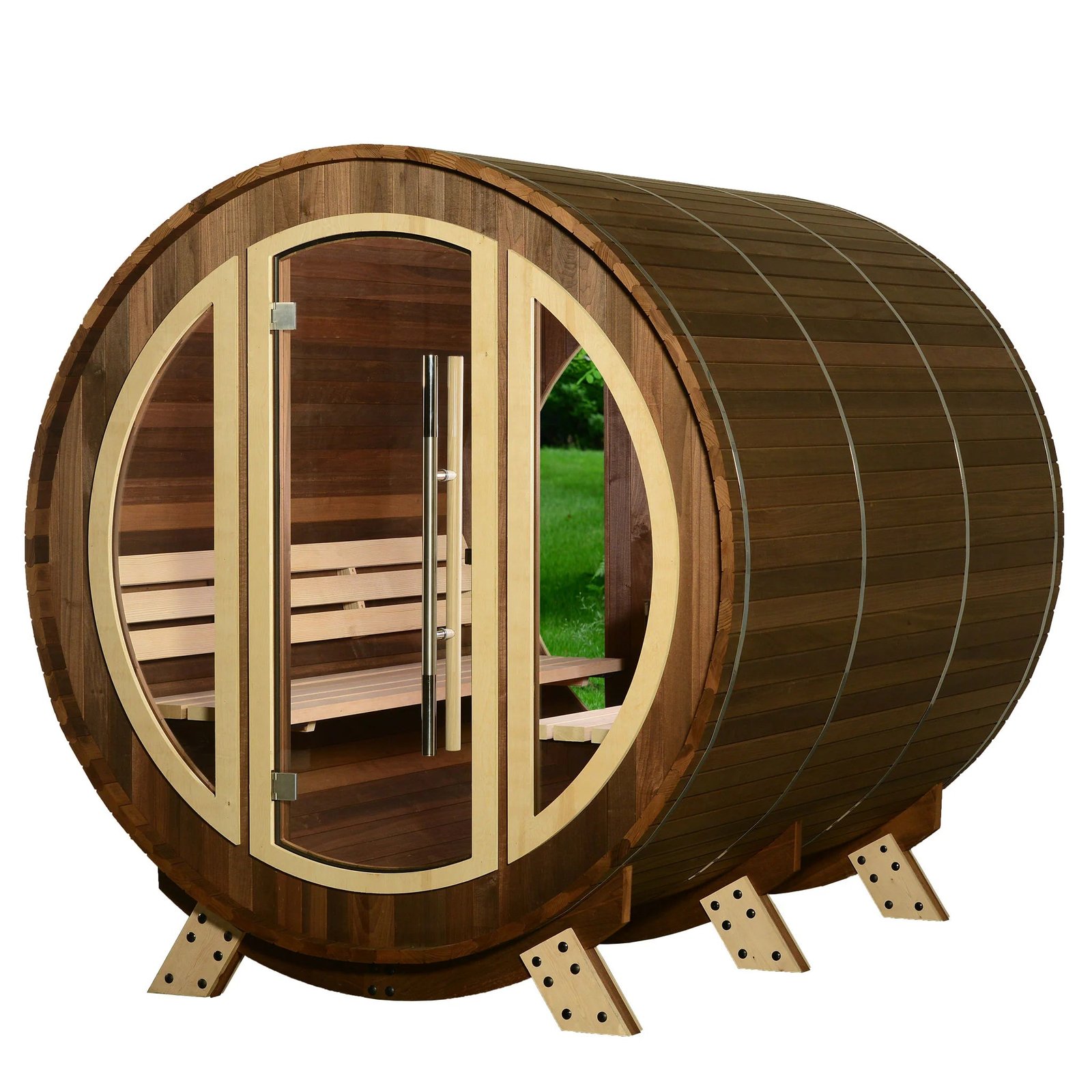 Almost Heaven Phoenix 6-Person Luxury Barrel Sauna - Image 3