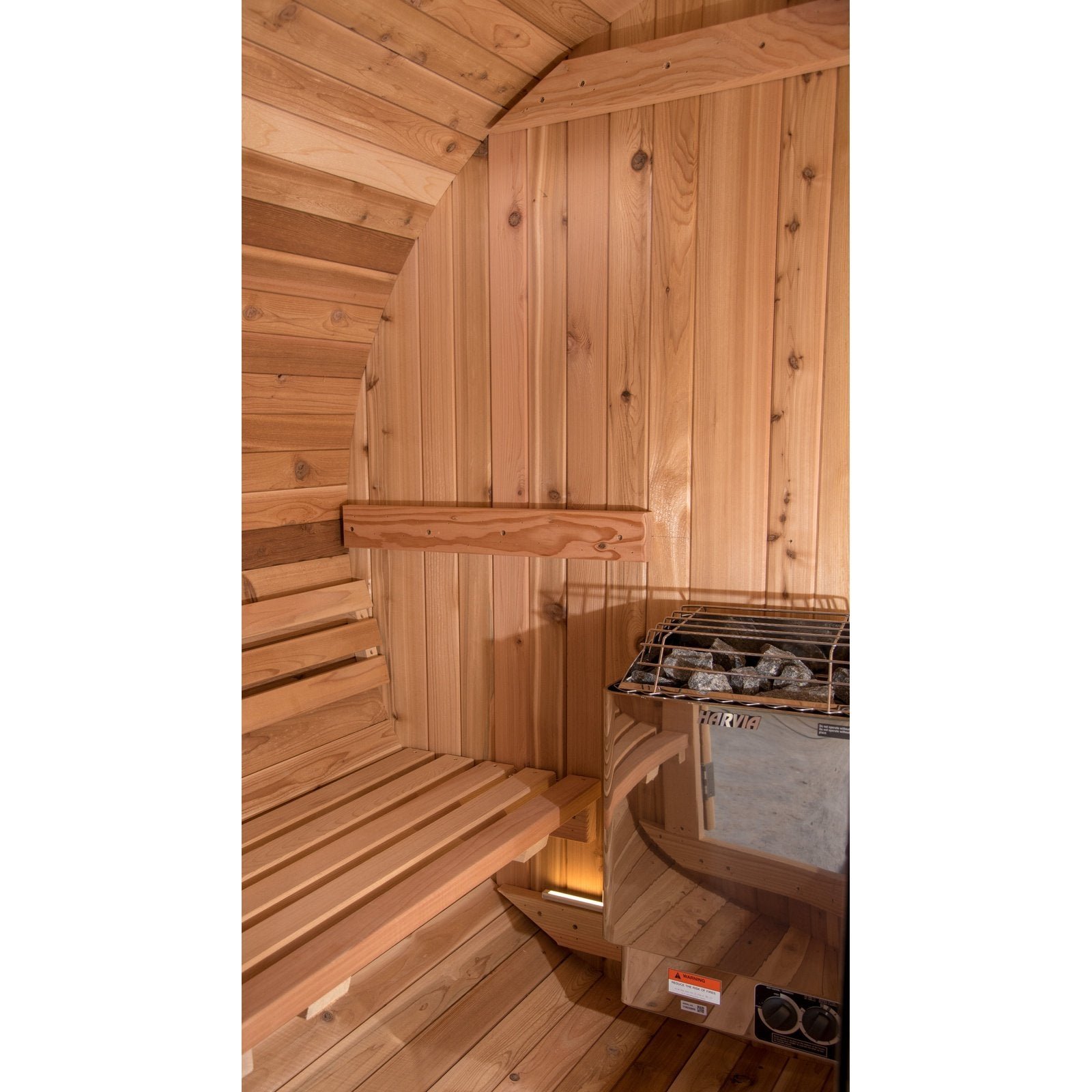 Almost Heaven Salem 2-Person Barrel Sauna, 6x4 ft. - Image 8