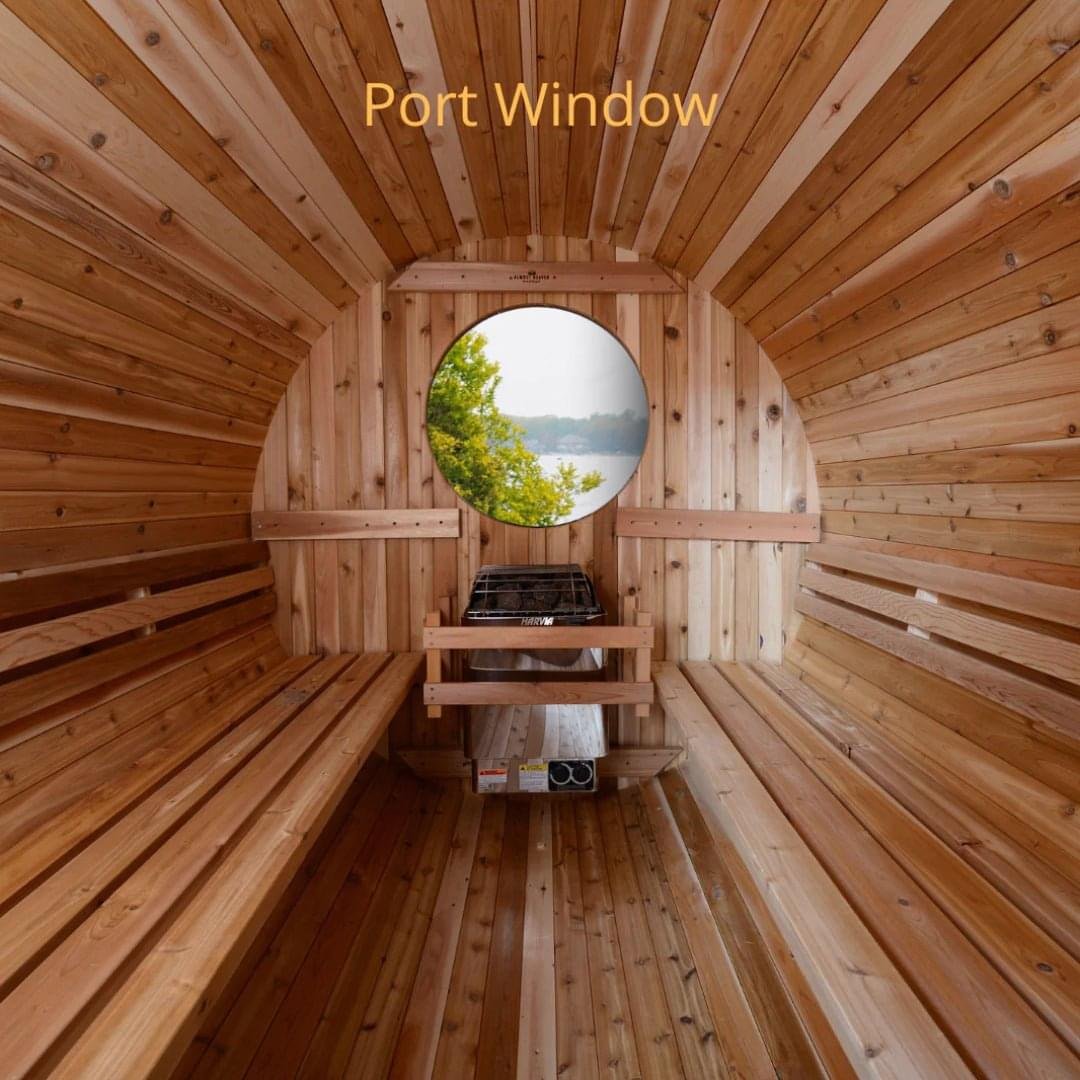 Almost Heaven Salem 2-Person Barrel Sauna, 6x4 ft. - Image 7