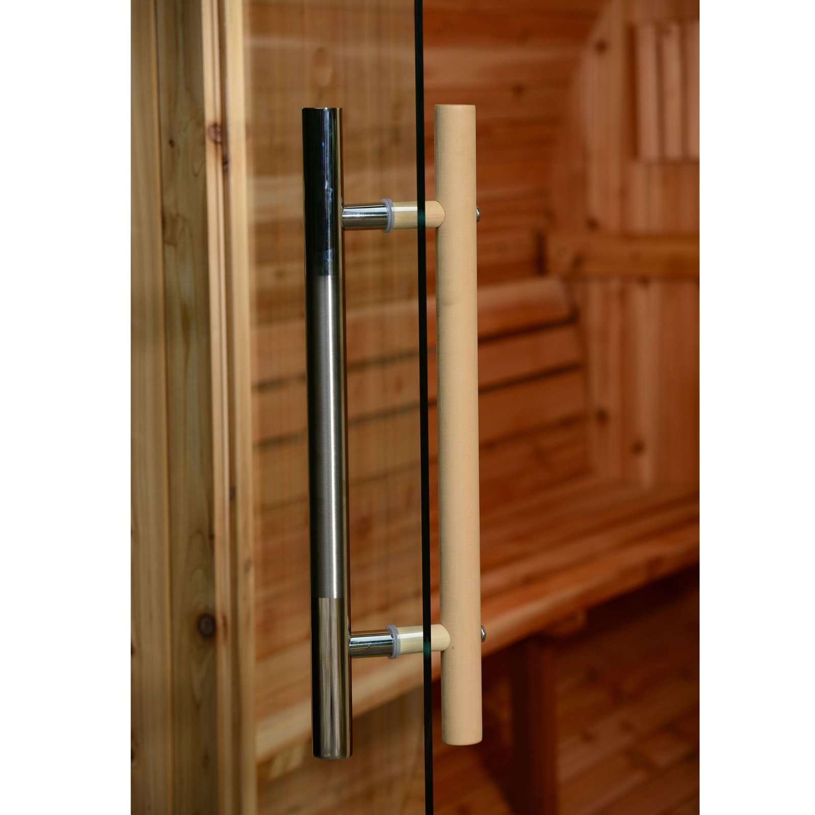 Almost Heaven Seneca 4-6 Person Barrel Sauna, 7x7 ft. - Image 10