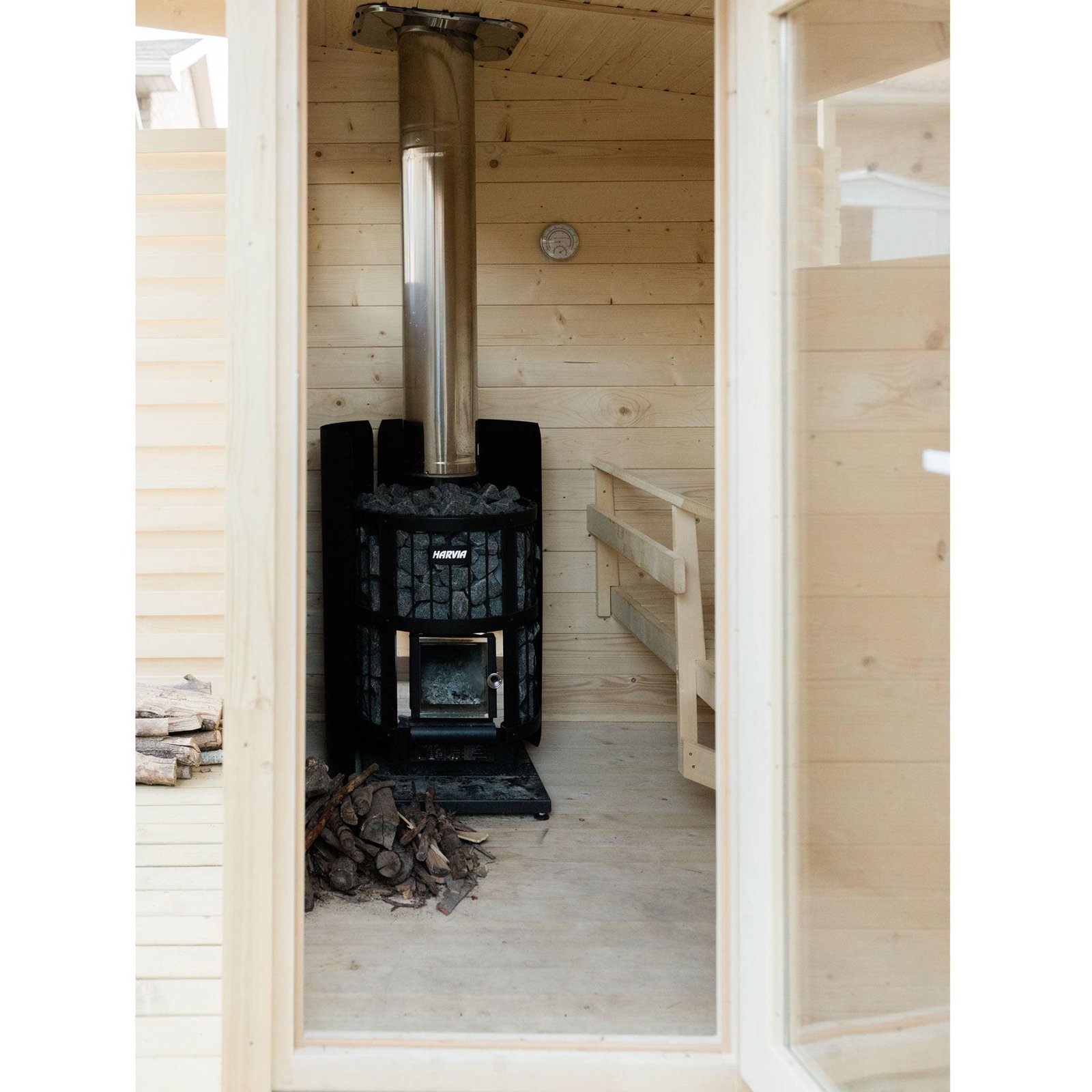 Almost Heaven Timberline 6-Person Outdoor Cabin Sauna - Image 10