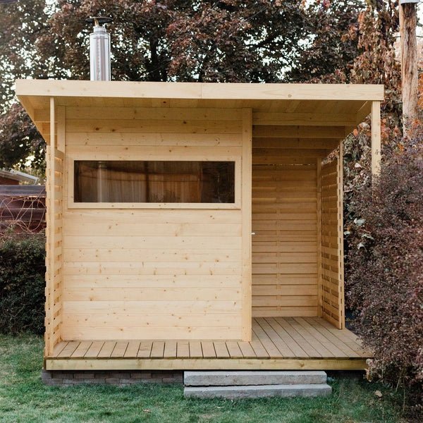 Almost Heaven Timberline 6-Person Outdoor Cabin Sauna - Image 5