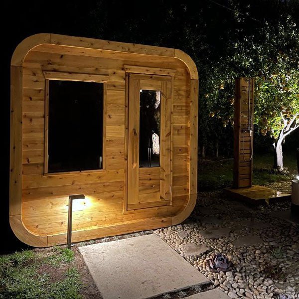 Dundalk Leisurecraft Luna 2-4 Person Cube Cabin Sauna - Image 18