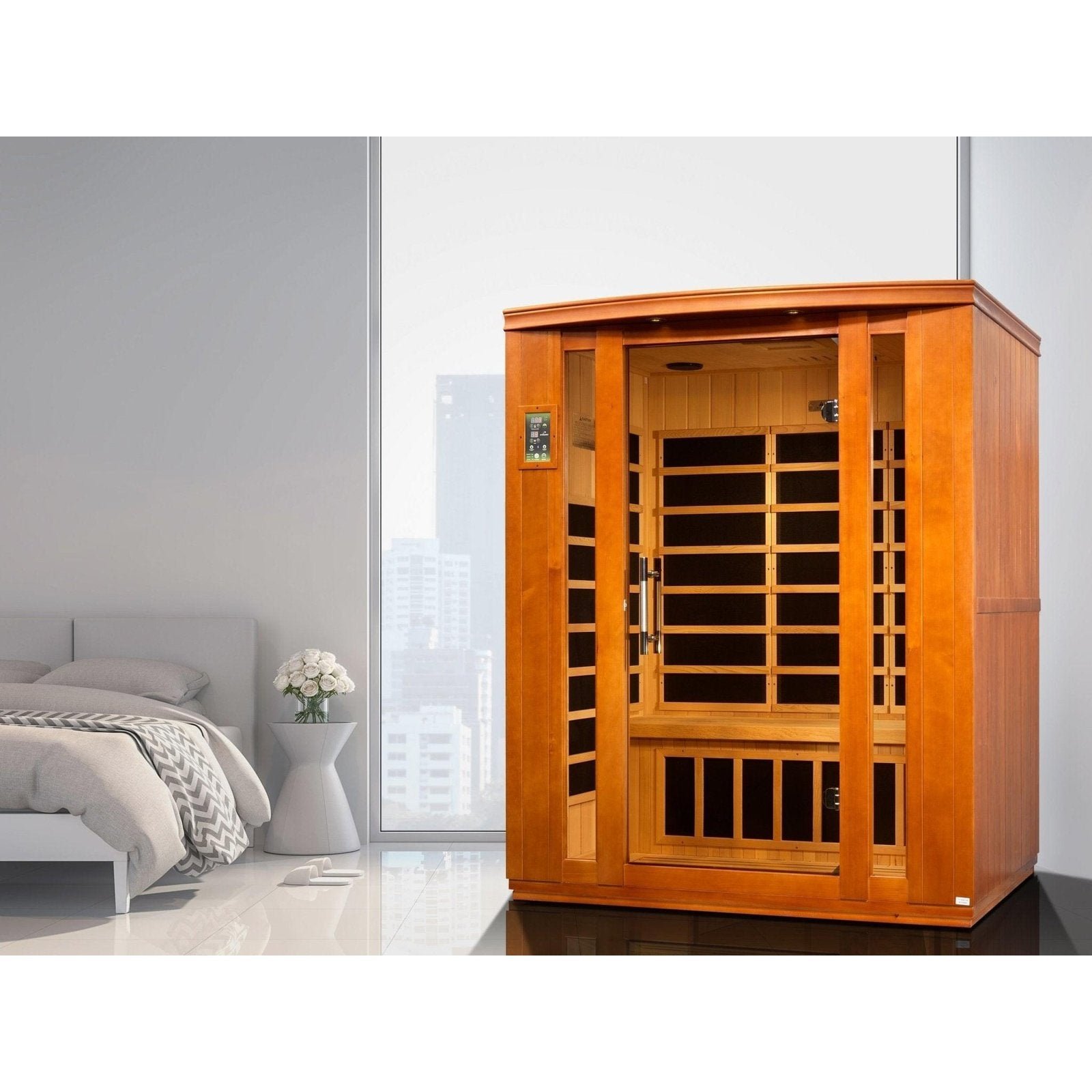 Dynamic Saunas Bellagio 3-Person Low EMF FAR Infrared Sauna - Image 11