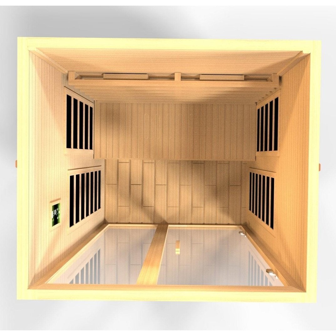 Dynamic Saunas Santiago 2-Person Full Spectrum FAR Infrared Sauna - Image 6