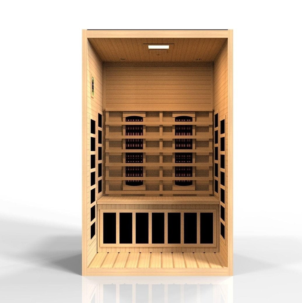 Dynamic Saunas Santiago 2-Person Full Spectrum FAR Infrared Sauna - Image 3