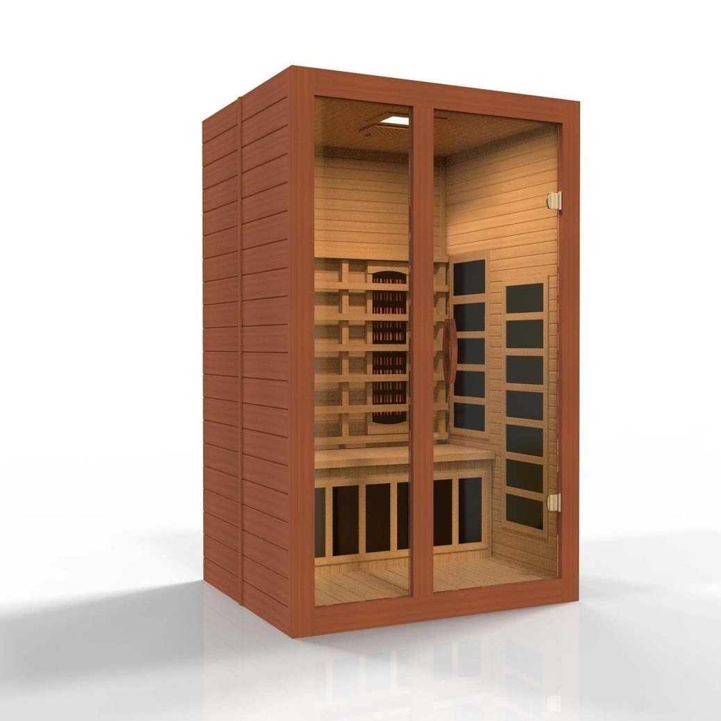 Dynamic Saunas Santiago 2-Person Full Spectrum FAR Infrared Sauna - Image 4