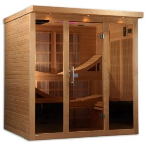 Golden Designs Monaco 6-Person Near-Zero EMF Far Infrared Sauna