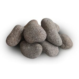 HUUM 3-5cm Rounded Olivine Diabase Sauna Stones (33 lbs)