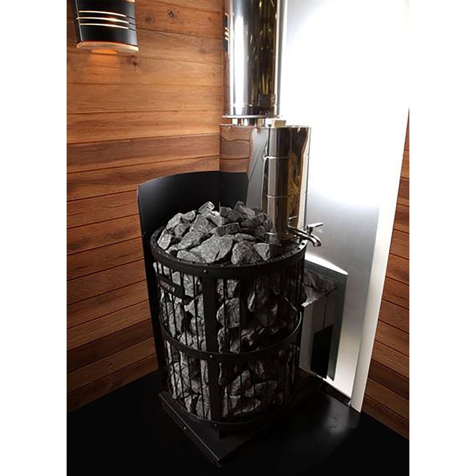 Harvia Legend 150 SL 16kW Wood Burning Sauna Stove w/ Fire Chamber Extension - Image 2
