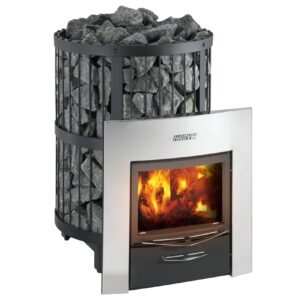 Harvia Legend 240 Duo Wood Burning Sauna Stove/Fireplace Combo