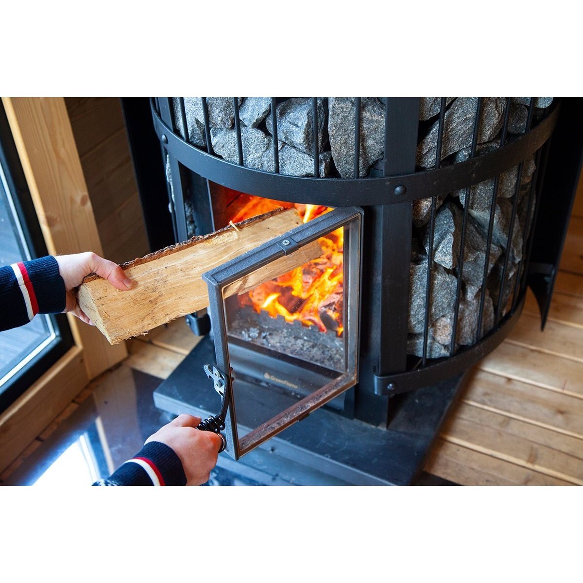 Harvia Legend 240 Greenflame Wood-Burning Sauna Stove - Image 4