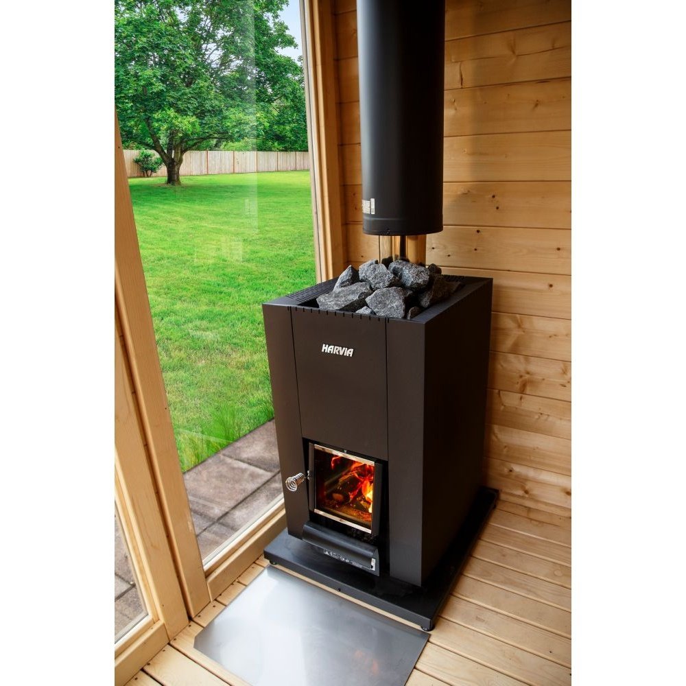 Harvia Linear 18 Compact Wood-Burning Sauna Stove - Image 3