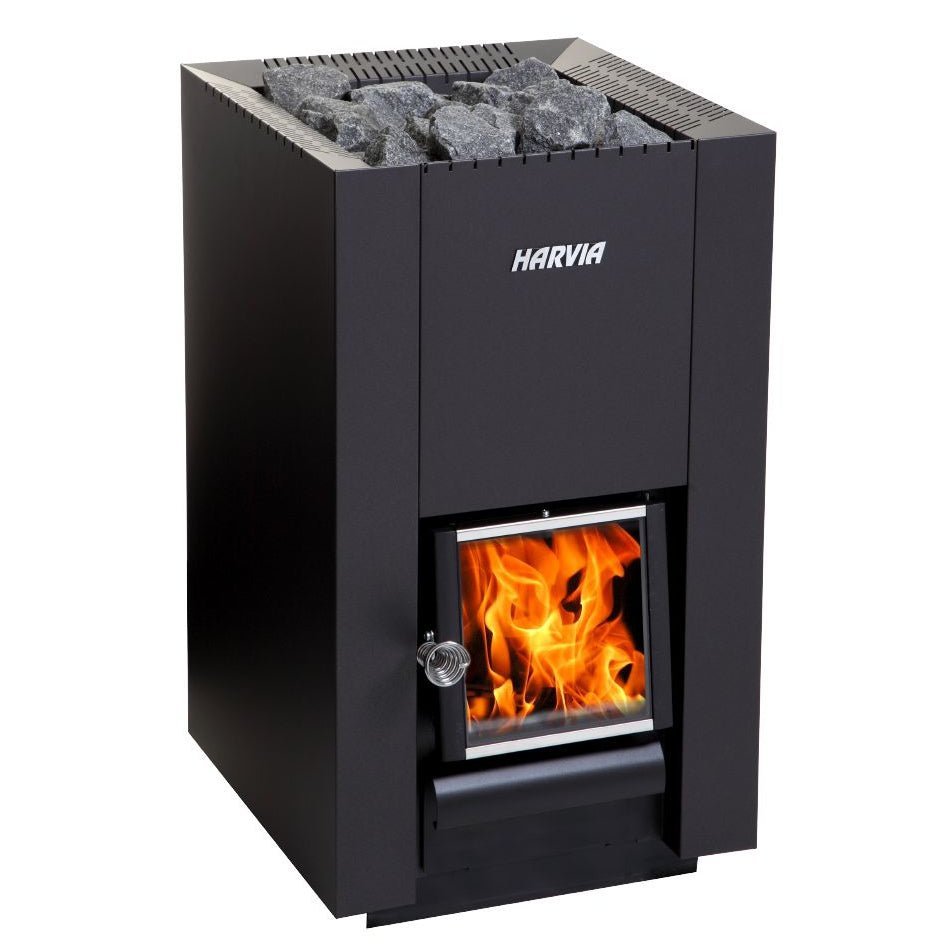 Harvia Linear 18 Compact Wood-Burning Sauna Stove