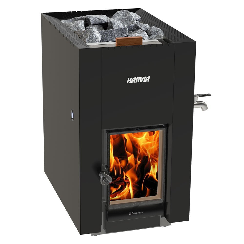 Best Harvia Linear 22 Greenflame ES Wood-Burning Sauna Stove w/ Water Tank | Ultimate 2027 Clean Burn Sauna Heater