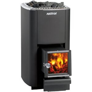 Harvia M3 SL Wood-Burning Sauna Stove w/ Exterior Feed