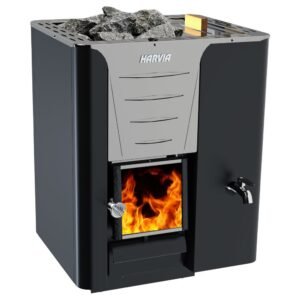 Harvia Pro 20 RS Wood-Burning Sauna Stove w/ Water Tank