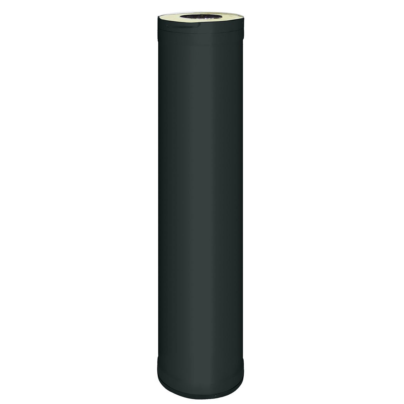 Harvia WHP1000M Sauna Chimney Extension, 1000mm, Black Steel