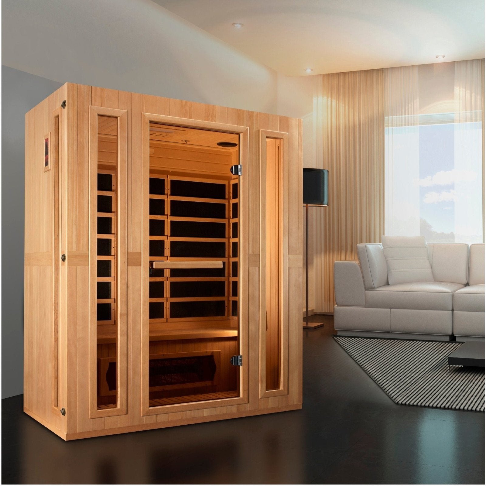 Maxxus 3-Person Low EMF FAR Infrared Sauna MX-LS3-01 - Image 5